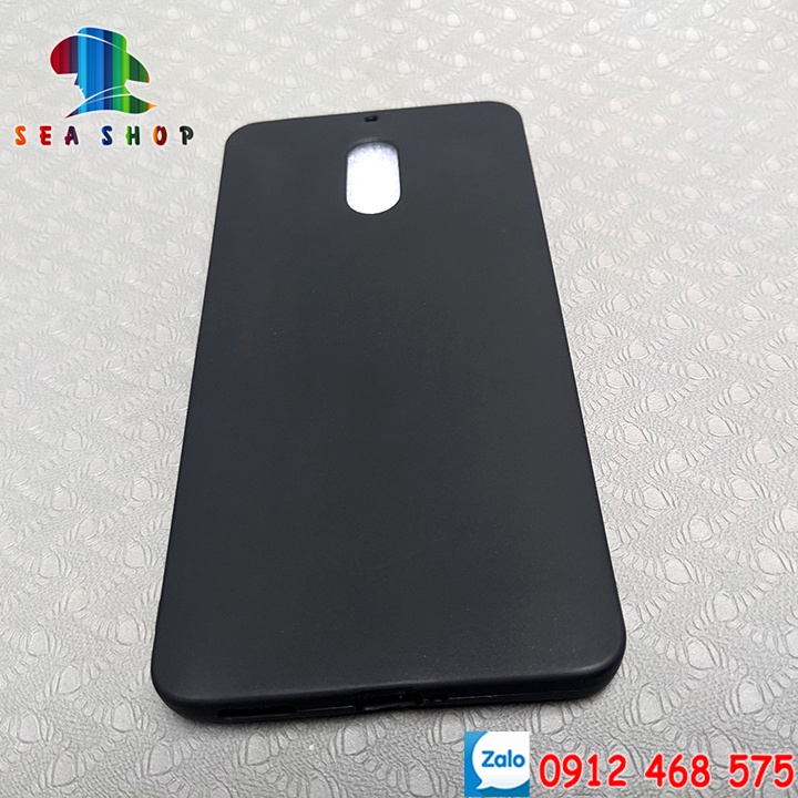 Ốp lưng Nokia 6 và Nokia 6.1 2018 nhựa dẻo - đen - Chống trơn trượt - Kính cường lực 9D