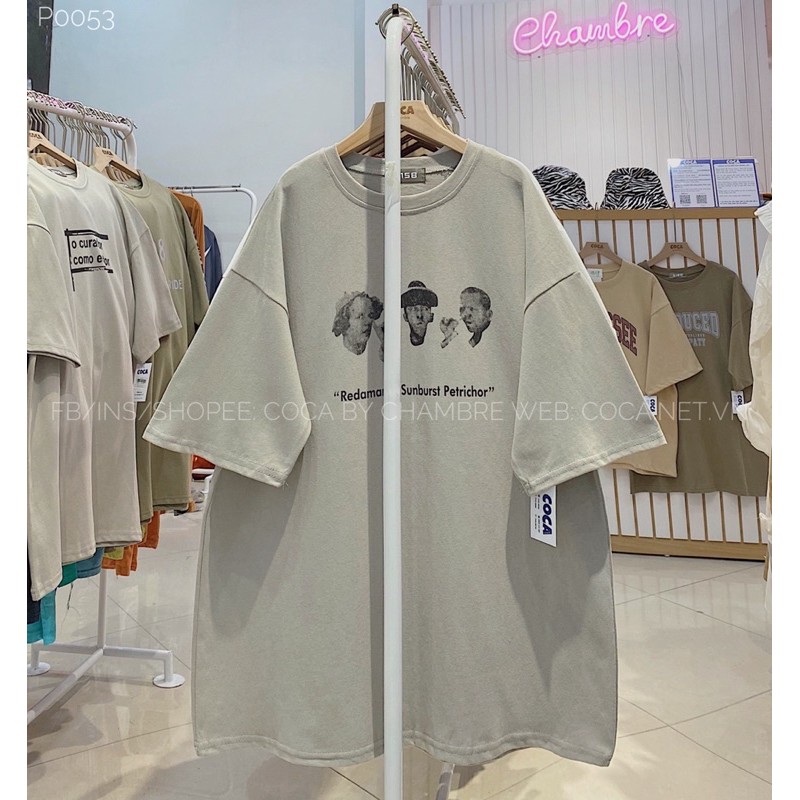[P0053]🧦 Áo thun áo phông cotton mặt lông unisex REDAMANCY form rộng vải dày (Có sẵn/ảnh thật)