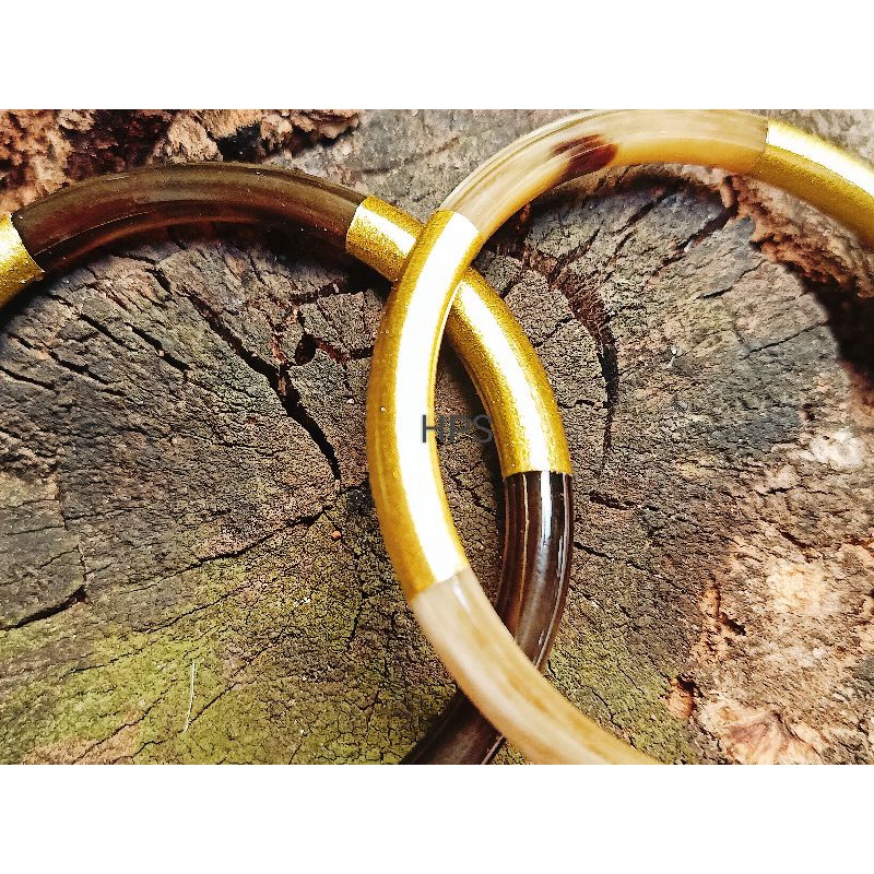 Vòng tay bằng sừng trâu tự nhiên