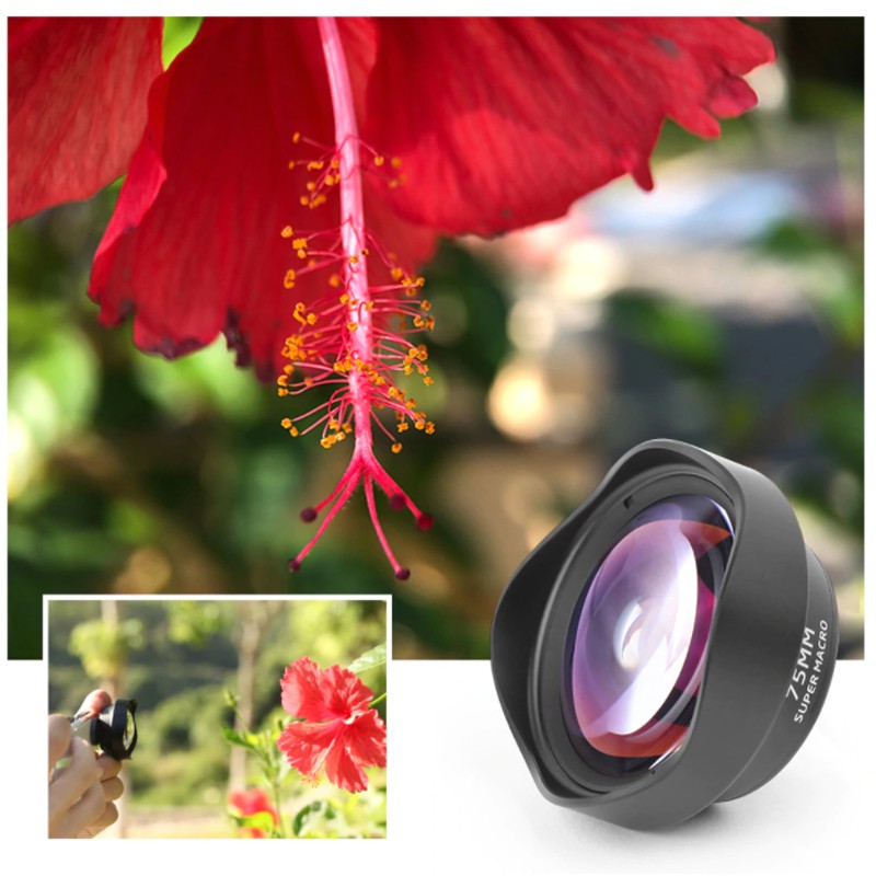 Ống kính Ulanzi super macro 75mm, lens macro 4K, siêu cận cảnh cực đẹp