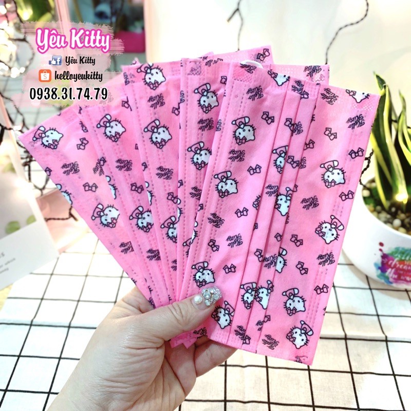 GÓI 5 KHẨU TRANG HELLO KITTY DORAEMON | BigBuy360 - bigbuy360.vn