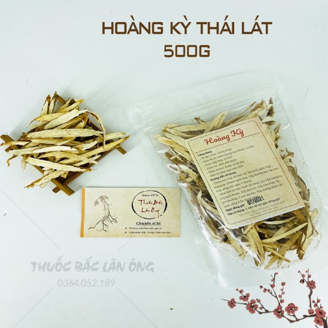 Hoàng Kỳ 500g (Trà Bổ Thận, Ăn Ngon)