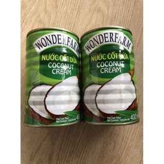 Nước Cốt Dừa Wonderfarm 400ml