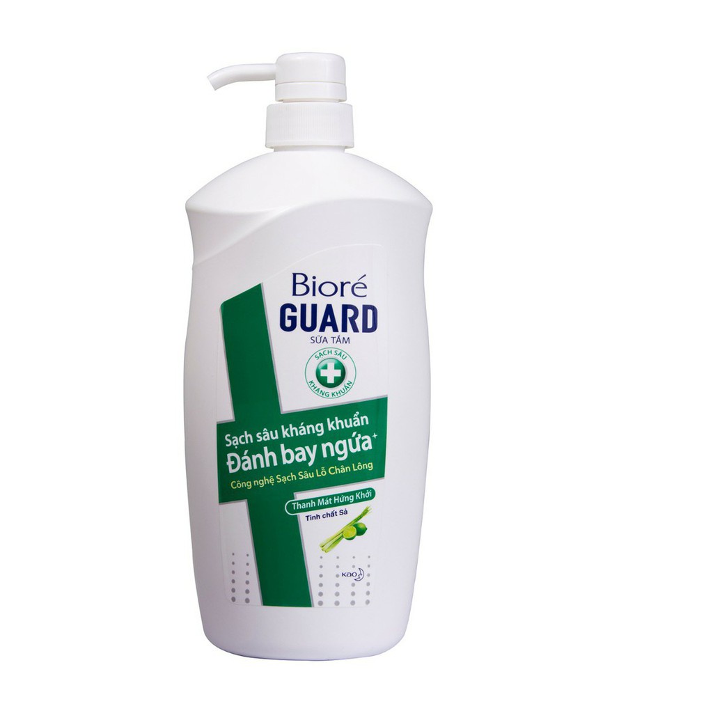 Sữa Tắm Sạch Sâu Diệt Khuẩn Bioré Guard 800ml