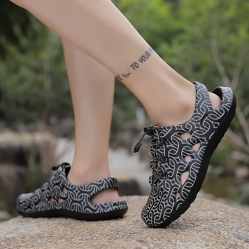 [Hàng Có Sẵn] Sandal Crocs Thể Thao Đi Câu Cá Sông Kasut Cho Nam