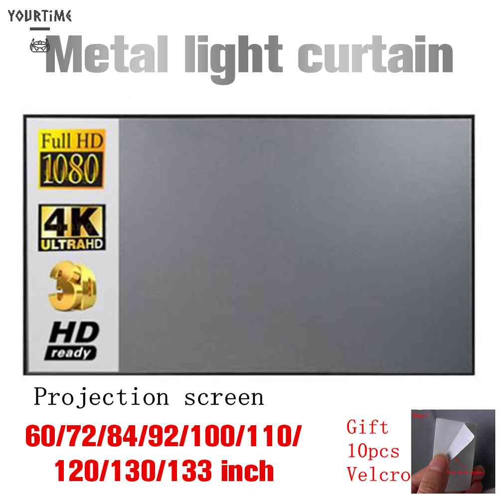 Bộ Màn Hình Máy Chiếu 4k HD 16/9 Có Thể Gấp Gọn Tiện Dụng