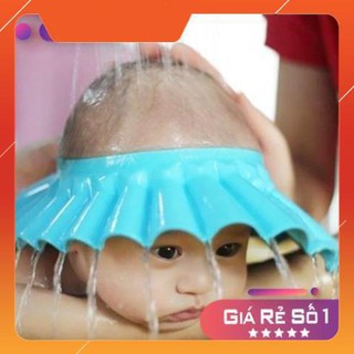 Mũ gội đầu chắn nước cho bé yêu, mũ gội đầu cho bé, mũ chụp gội đầu bé, mũ chắn nước gội đầu cho bé