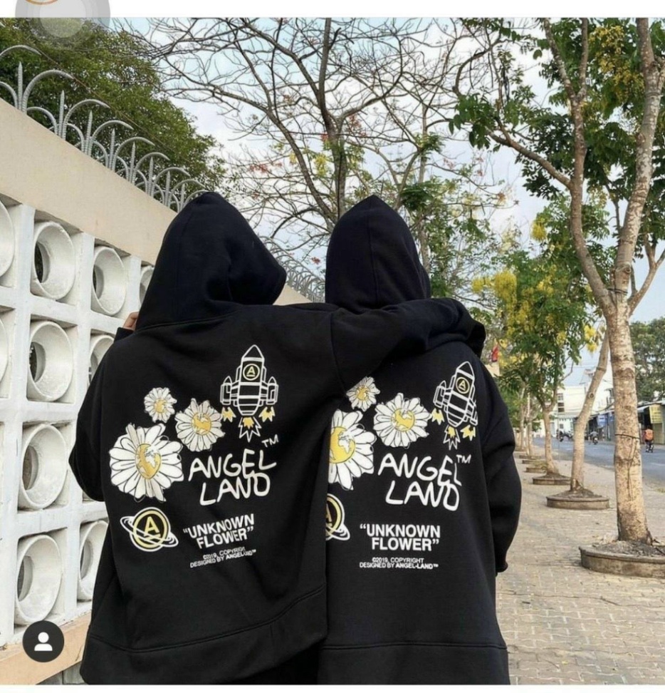 Áo Khaocs Nỉ UNISEX Dây Kéo ANGEL LAND - 23April Fashion | BigBuy360 - bigbuy360.vn