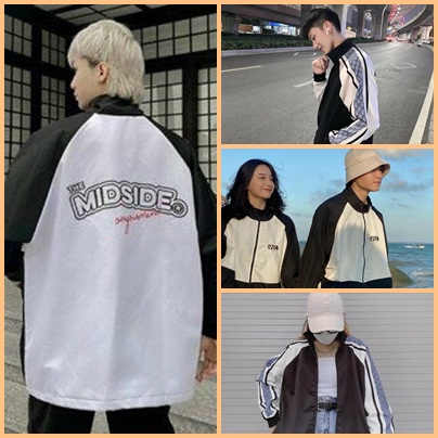 [FREESHIP] Áo Khoác Dù TMS Logo Midside Unisex- Áo Khoác Gió 7ZIA Nam Nữ Cực Chất , Áo Gió Weekend Bomber Jacket si