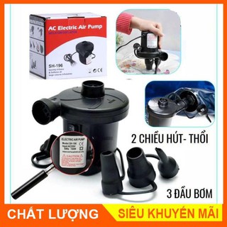 Bơm điện 2 chiều dùng cho bể bơi, nệm hơi, hút chân không ht-196