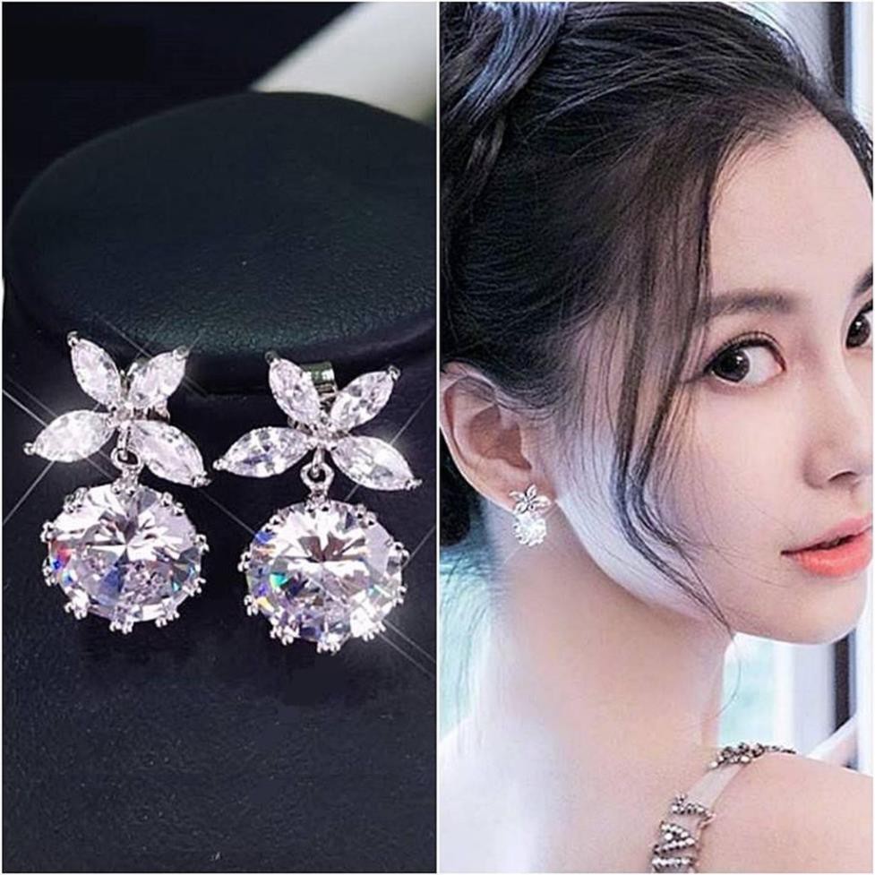 (HÀNG ĐẸP) BÔNG TAI BẠC 925 CHO NỮ PHỤ KIỆN TRANG SỨC CAO CẤP NO.93 HOA TAI XINH XẮN KHUYÊN TAI HT018 HUS