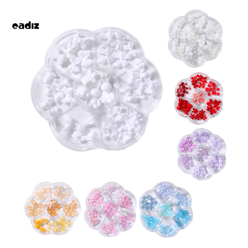 [Hàng mới về] Hạt phụ kiện nhiều kiểu dán trang trí móng tay DIY thời trang cho nữ không mùi