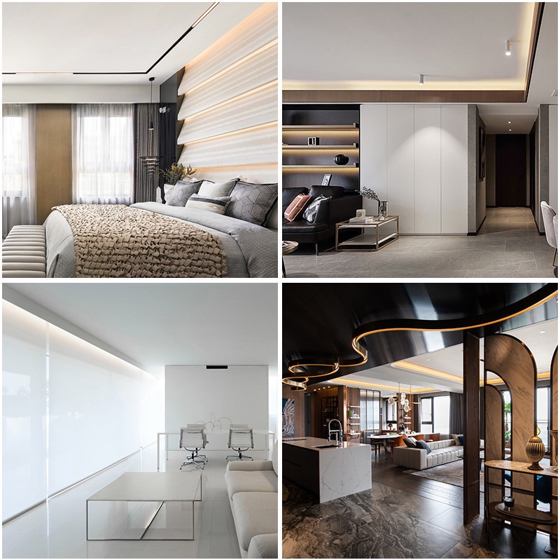 Dây đèn Led 3 chế độ sáng điện áp 220V chip 5730 2 hàng led trang trí hắt trần, quấn cây, tủ kệ