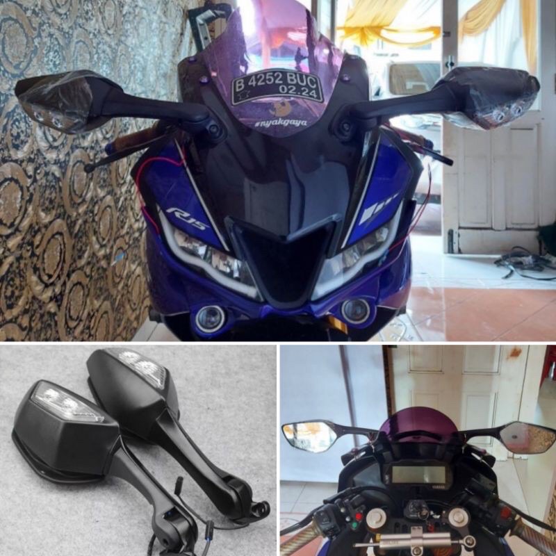 KÍNH CHIẾU HẬU TÍCH HỢP XINHAN R15 v3 - YAMAHA R15