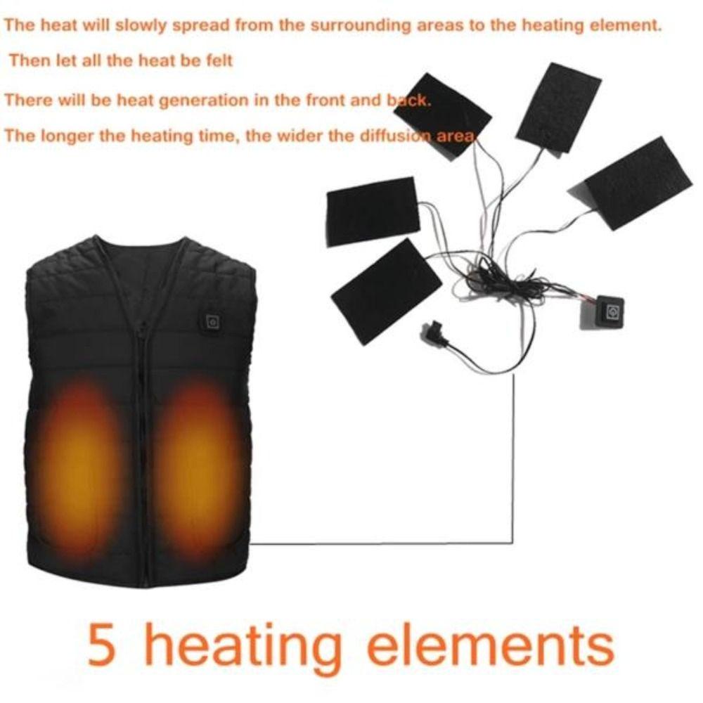 Áo Khoác Polyester Giữ Ấm Mùa Đông Thông Minh Cổ Chữ V Cho Nam