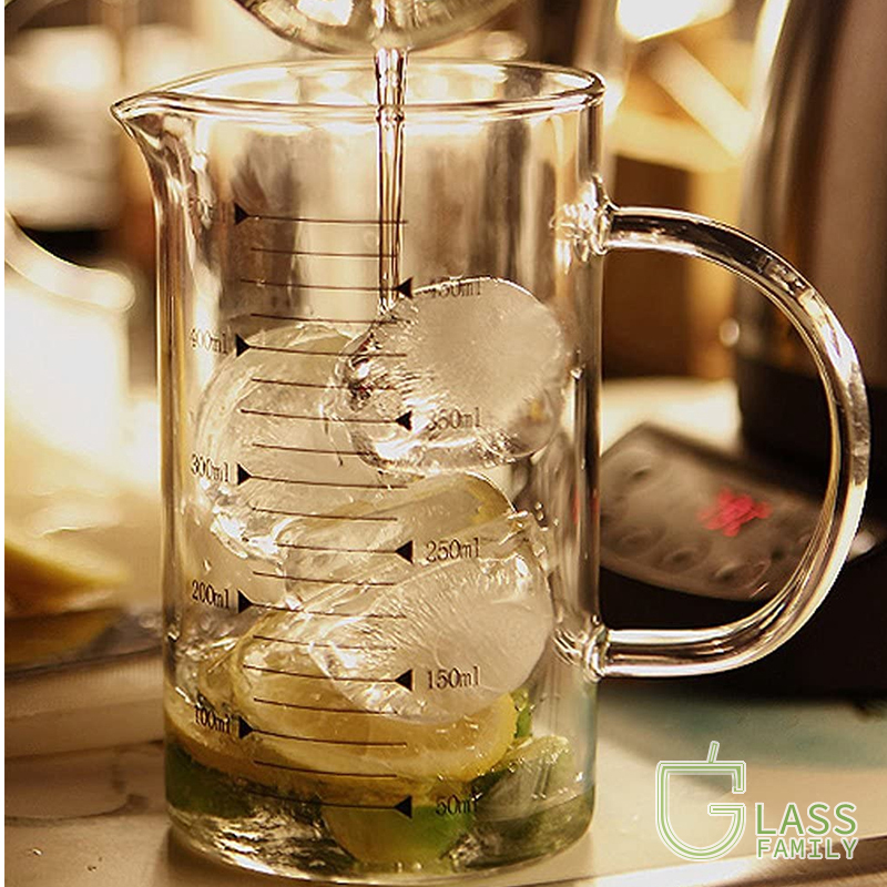Cốc đong sữa dung tích lớn GF 350ml / 500ml / 1000ml có tay cầm dễ dàng sử dụng