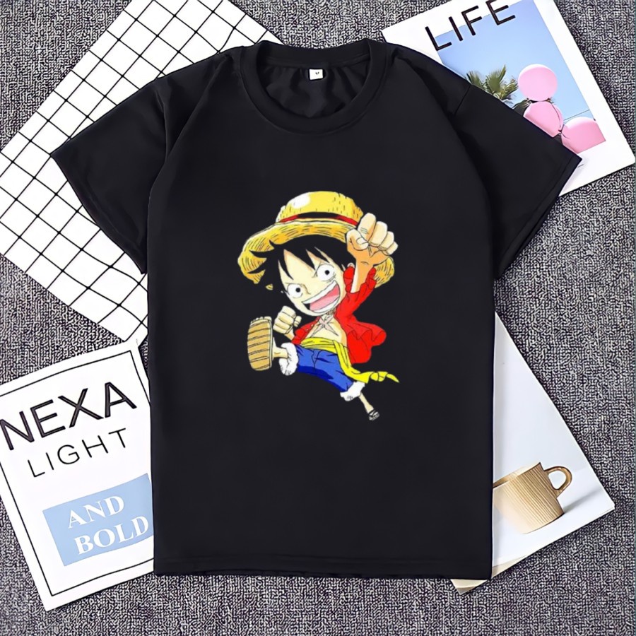 🔥 HOT🔥 Áo thun in hình Anime Luffy One Piece gia tan xuong áo mát chất xịn