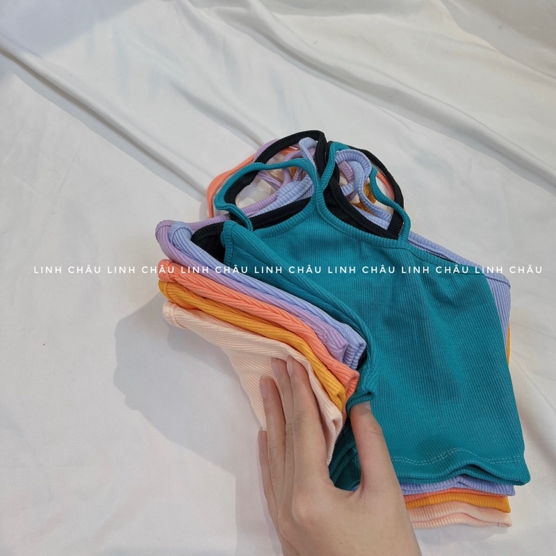 ÁO YẾM CROPTOP THUN GÂN