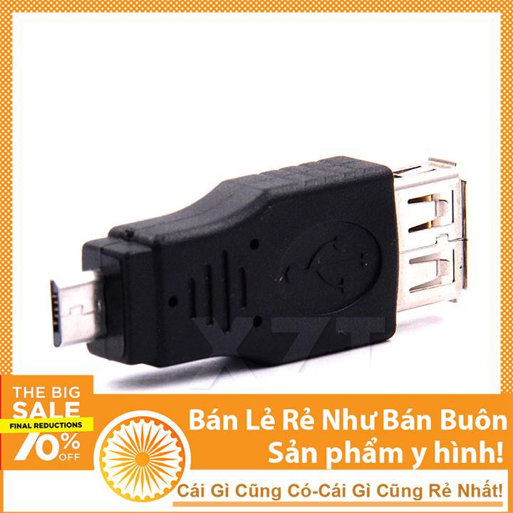 Đầu Chuyển Đổi USB Micro Sang USB A Cái 2.0 Giá Rẻ