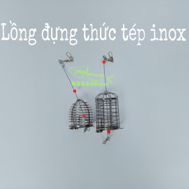 Lồng inox đựng thức ăn tép
