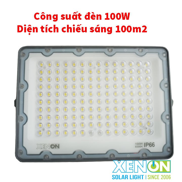 Đèn pha năng lượng mặt trời Xenon Deluxe cao cấp chính hãng DL03-100W