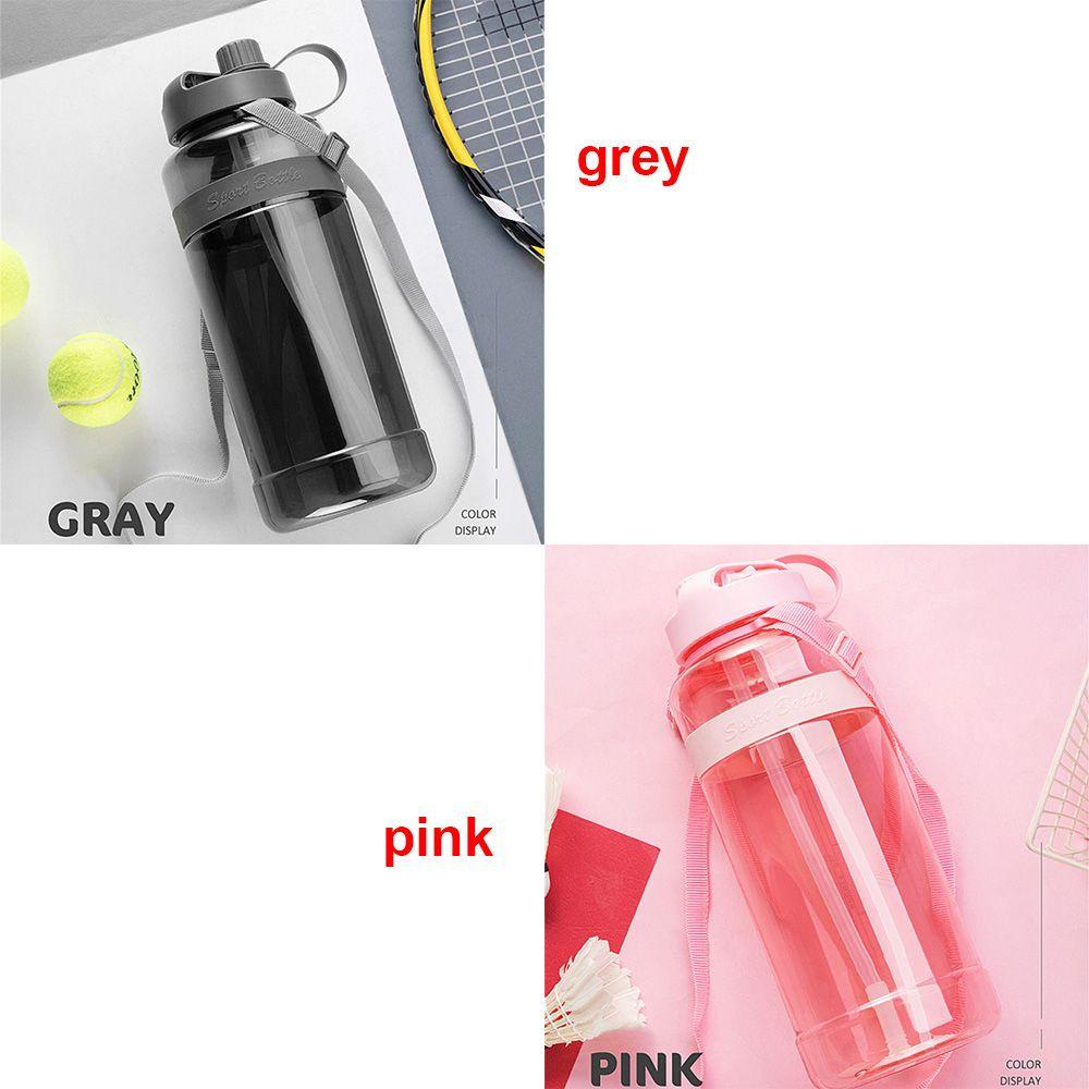 Bình Nước Dung Tích Lớn 700-3000ML Kèm Ống Hút Tiện Lợi