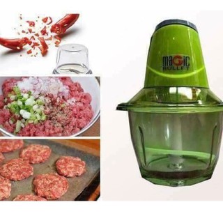 Máy xay thịt, cua 2 lưỡi, cối thuỷ tinh