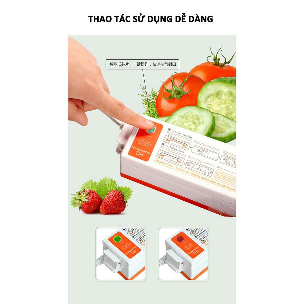 Máy hút chân không - Máy hàn miệng túi mini