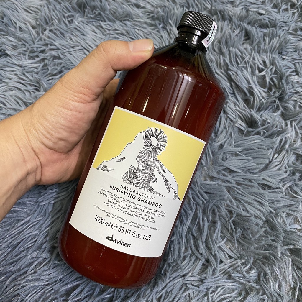 🇮🇹Davines🇮🇹 Dầu gội chống và hạn chế gàu Davines Purifying Shampoo 1000ml