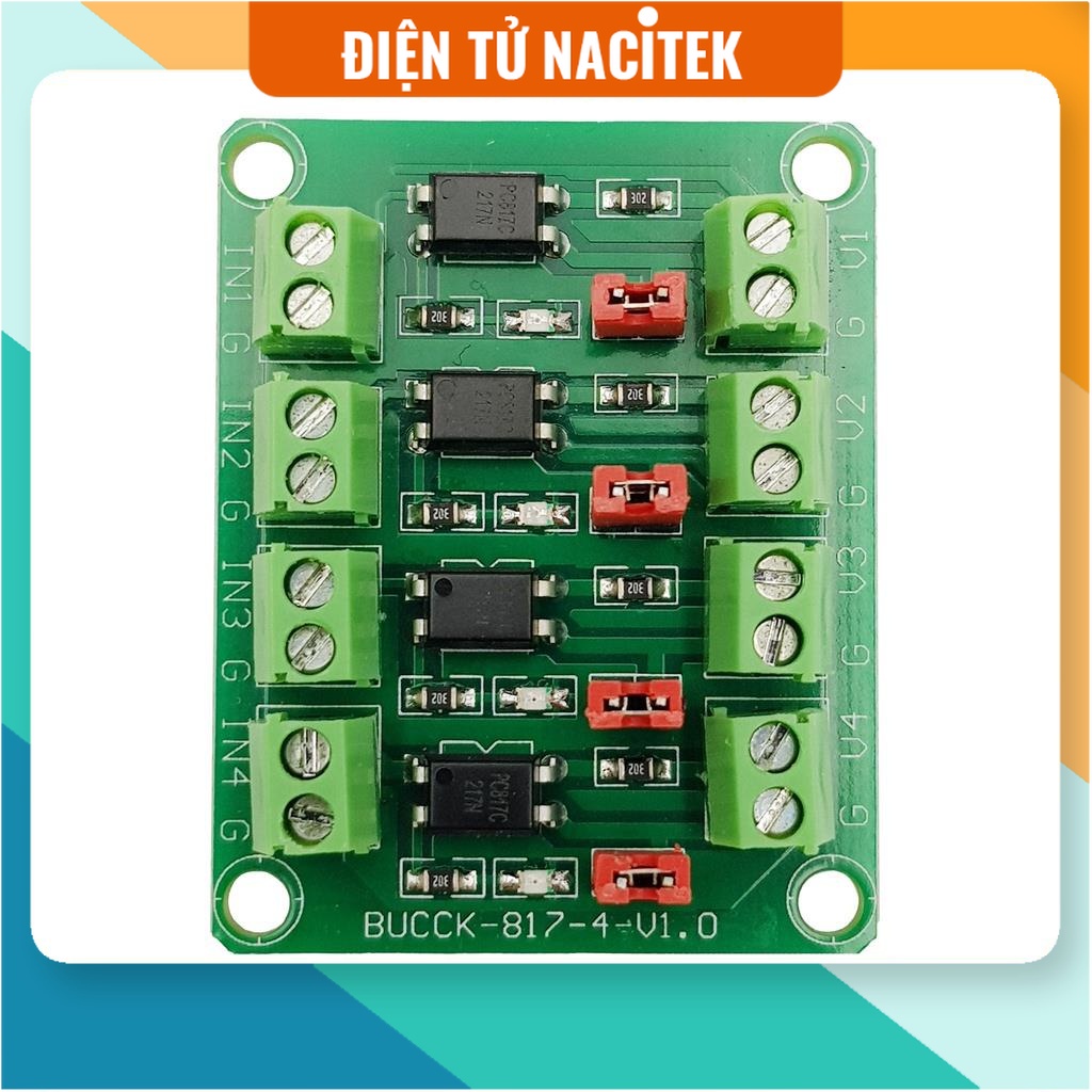 [NSHOP] Mạch Opto Cách Ly PC817 2 kênh / 4 kênh
