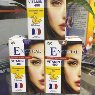 Vitamin E 400UI Bổ Sung vitamin cho cơ thể , hỗ trợ làm đẹp da , sáng da chống lão hoá