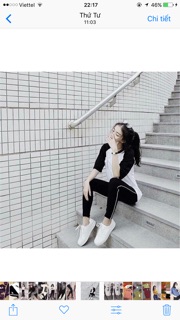 Quần legging sooc kẻ