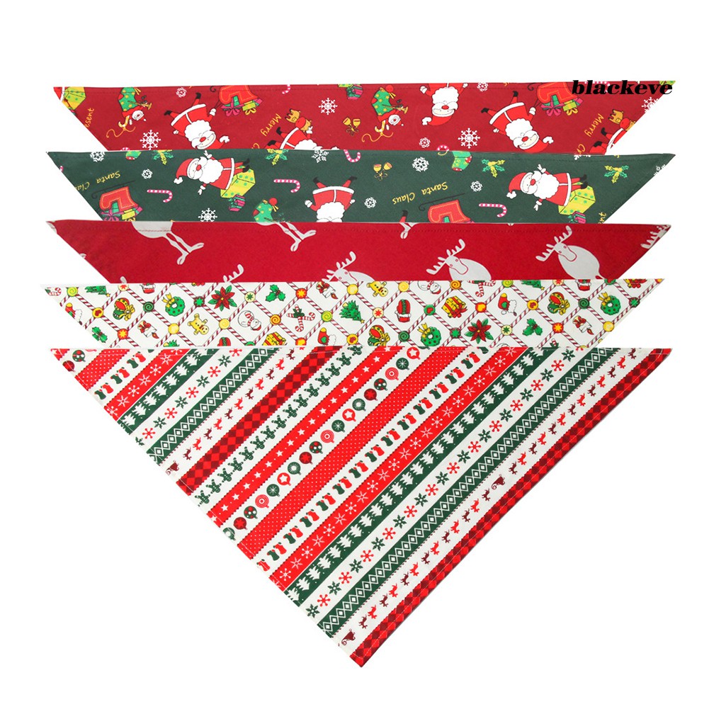 Khăn quàng cổ cho chó in họa tiết giáng sinh dễ thương