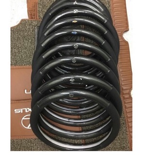 BỌC VÔ LĂNG Ô TÔ DA SẦN PHA CACBON CÓ NHIỀU LOGO HÃNG XE