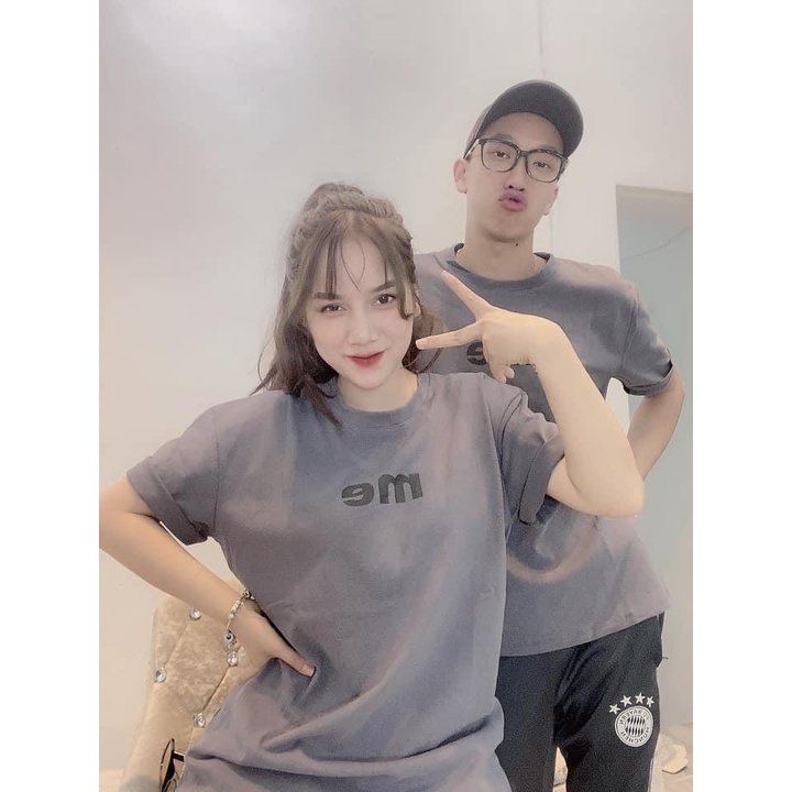 Áo phông áo thun form rộng nam nữ unisex freesize nhiều màu chữ me - ZADOLA FASHION