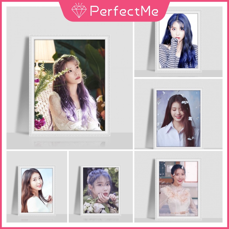 Bộ tranh đính đá 5D họa tiết nữ thần IU độc đáo kích thước 30x40cm