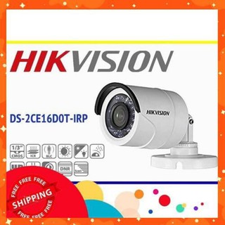 Camera HDTVI 2MP Hikvision DS-2CE16D0T-IRP Kèm nguồn 12V- 2A Hàng chính hãng