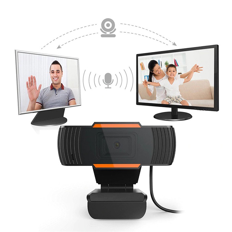 Camera 1080P Webcam HD gắn cho PC Laptop 360 độ