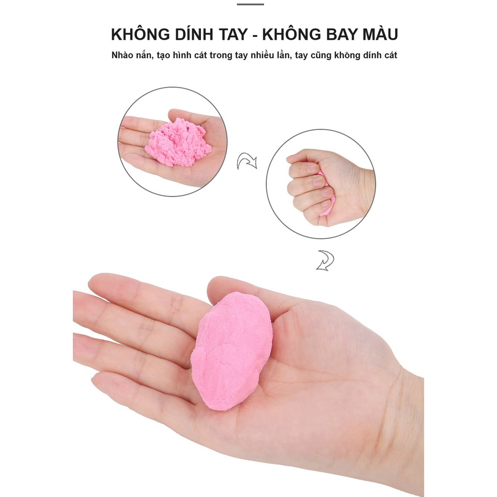 Cát Động Lực Đồ Chơi Tạo Hình Khuôn Cho Bé