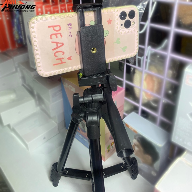 Kẹp Điện Thoại Gắng Tripod, Chân Máy Ảnh