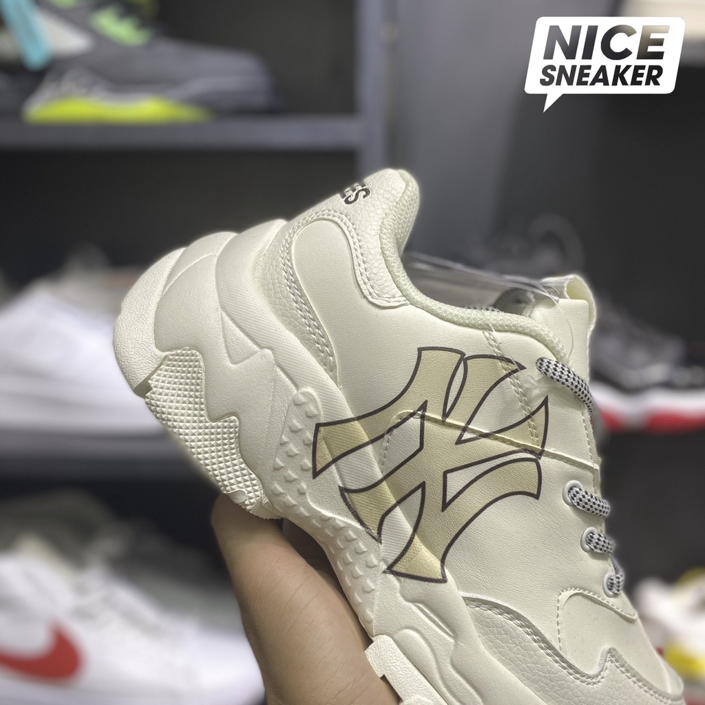 Giày MLB NY trắng chữ vàng - Phiên bản 1:1 chuẩn | Nice Sneaker .