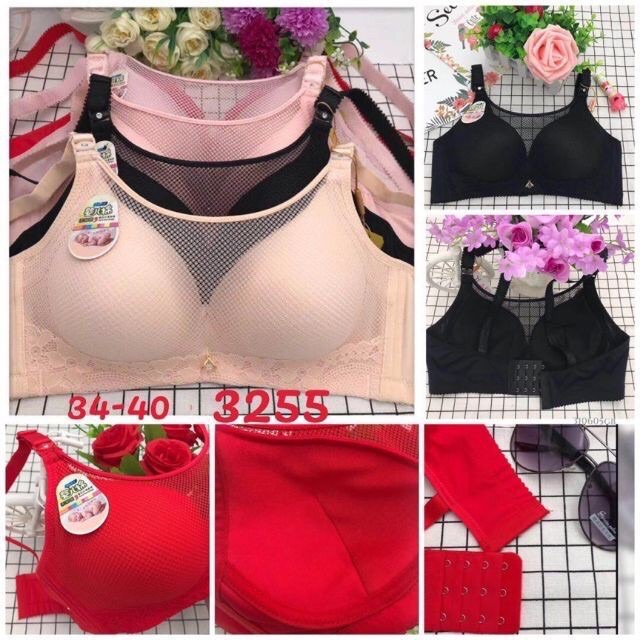 3255)áo ren phủ ,che ngực ko gọng mỏng ,định hình vòng 1 đẹp lung linh