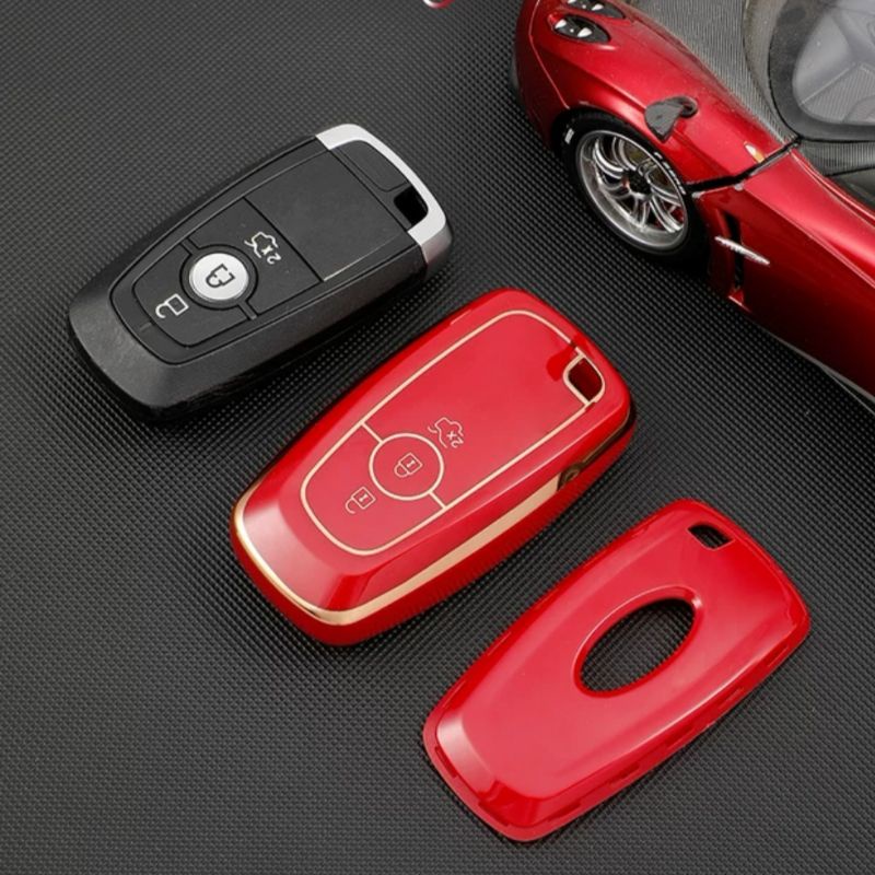 Ốp chìa khoá Ford EVEREST RANGER ECOSPORT đời 2018-2022 chìa thông minh smartkey