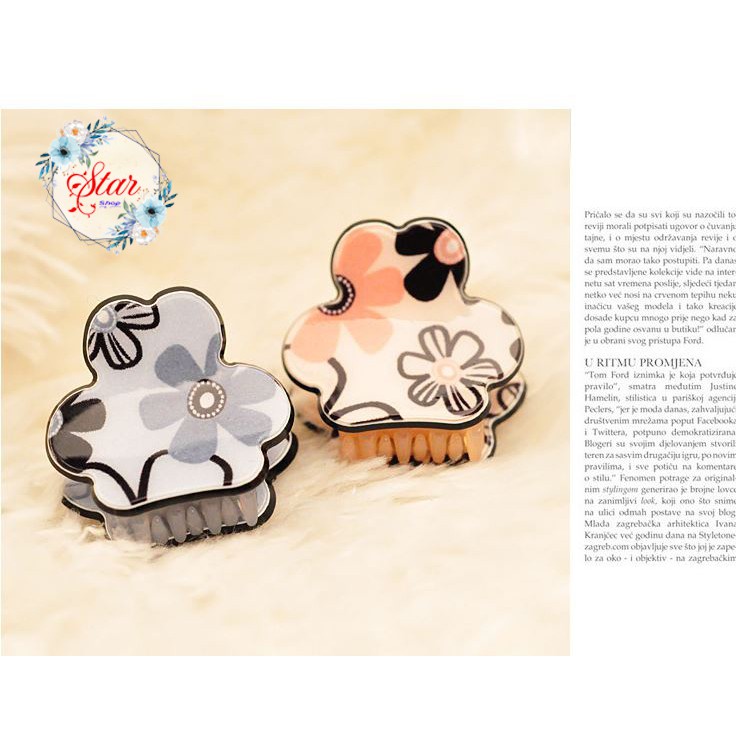 Kẹp tóc răng cưa nhỏ nhiều màu cho nữ C09