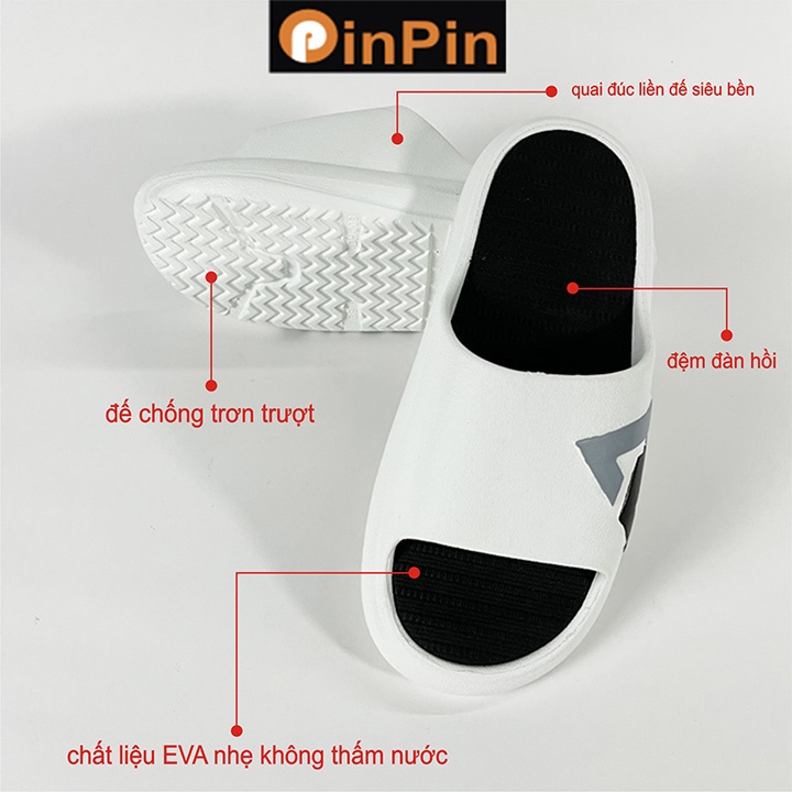 Dép nam đúc quai ngang PinPin chất liệu eva đa năng đi trong mọi điều kiện thời tiết - dw232B
