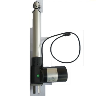 Xi lanh điện dc 24v lực đẩy 150kg tốc độ 20mm/s, hành trình từ 100mm đến 1000mm.