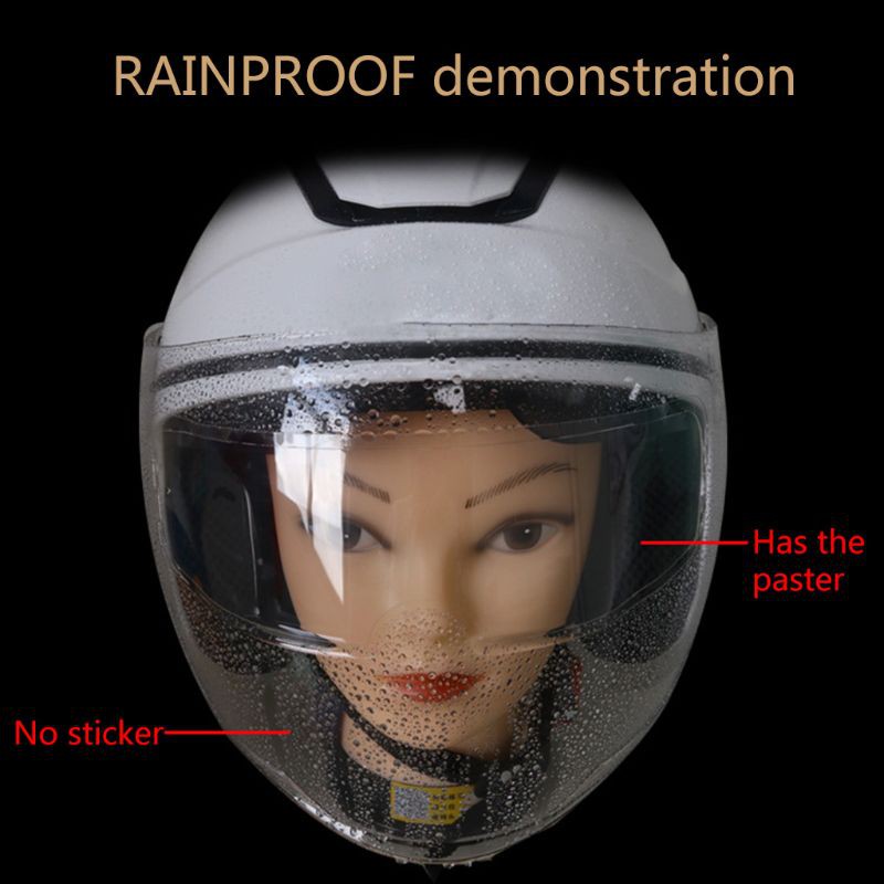 Phim dán ống kính mũ bảo hiểm chống nước mưa tiện dụng