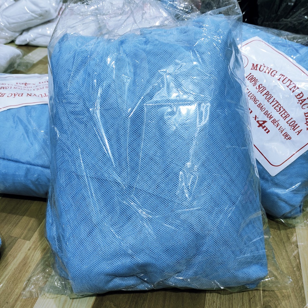 Mùng Ngủ Lưới Phước Long 3Mx3M Hàng Đặt May Kích Thước Đặc Biệt