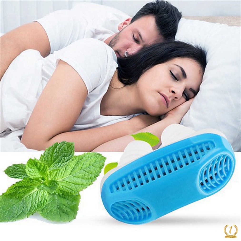 ⚡FreeShip⚡ Dụng Cụ Hỗ Trợ Chống Ngủ Ngáy Và Lọc Khí 2 in 1 Chính Hãng
