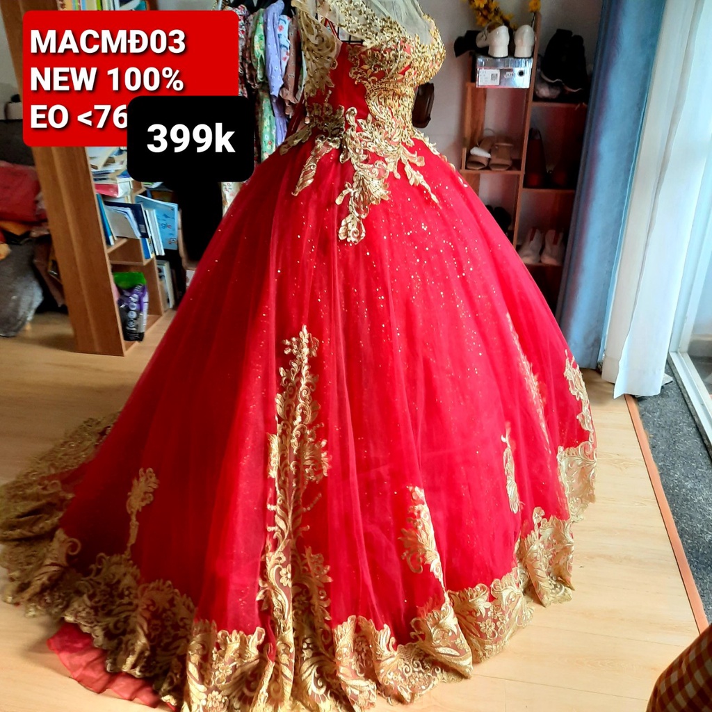 Váy cưới nhiều màu, váy công chúa đủ màu thanh lý, nhiều mẫu giá hạt dẻ, free size dưới 60kg vừa